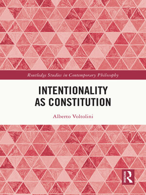 cover image of Intentionality as Constitution